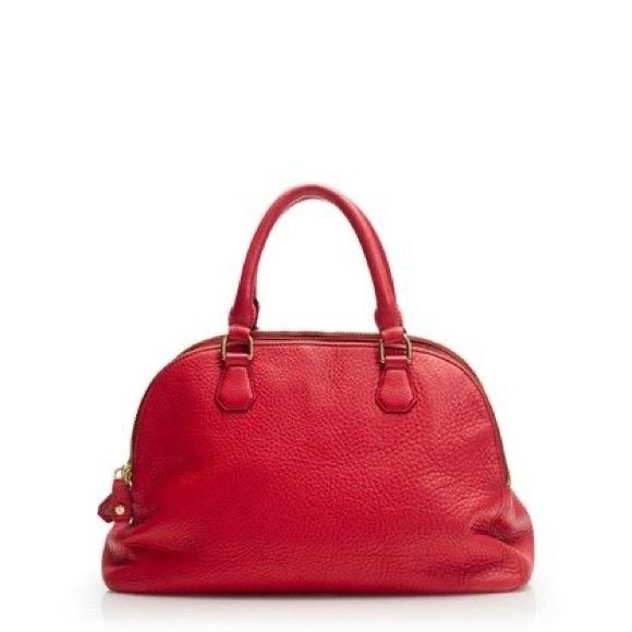 JCrew Biennial Red Leather Satchel - Picture 2 of 16